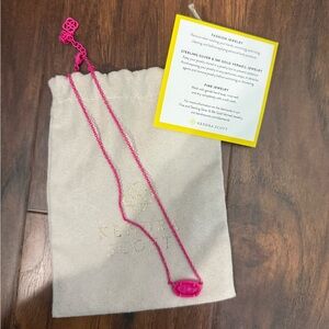Kendra Scott Elisa Necklace limited edition ALL hot pink